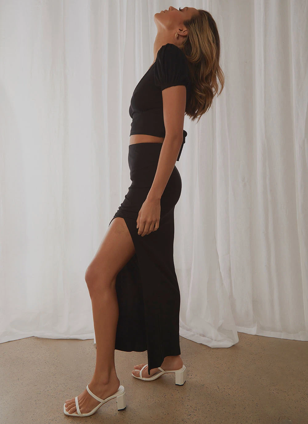 Peppermayo Venice Streets Midi Skirt - Black 4 Peppermayo Venice Streets Midi Skirt - Black