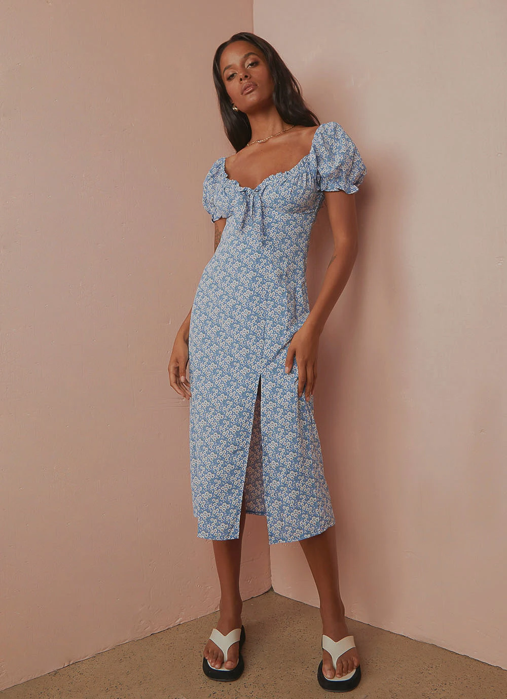 Peppermayo Walk In The Park Midi Dress - Blue New Dresses 2 Peppermayo Walk In The Park Midi Dress - Blue New Dresses