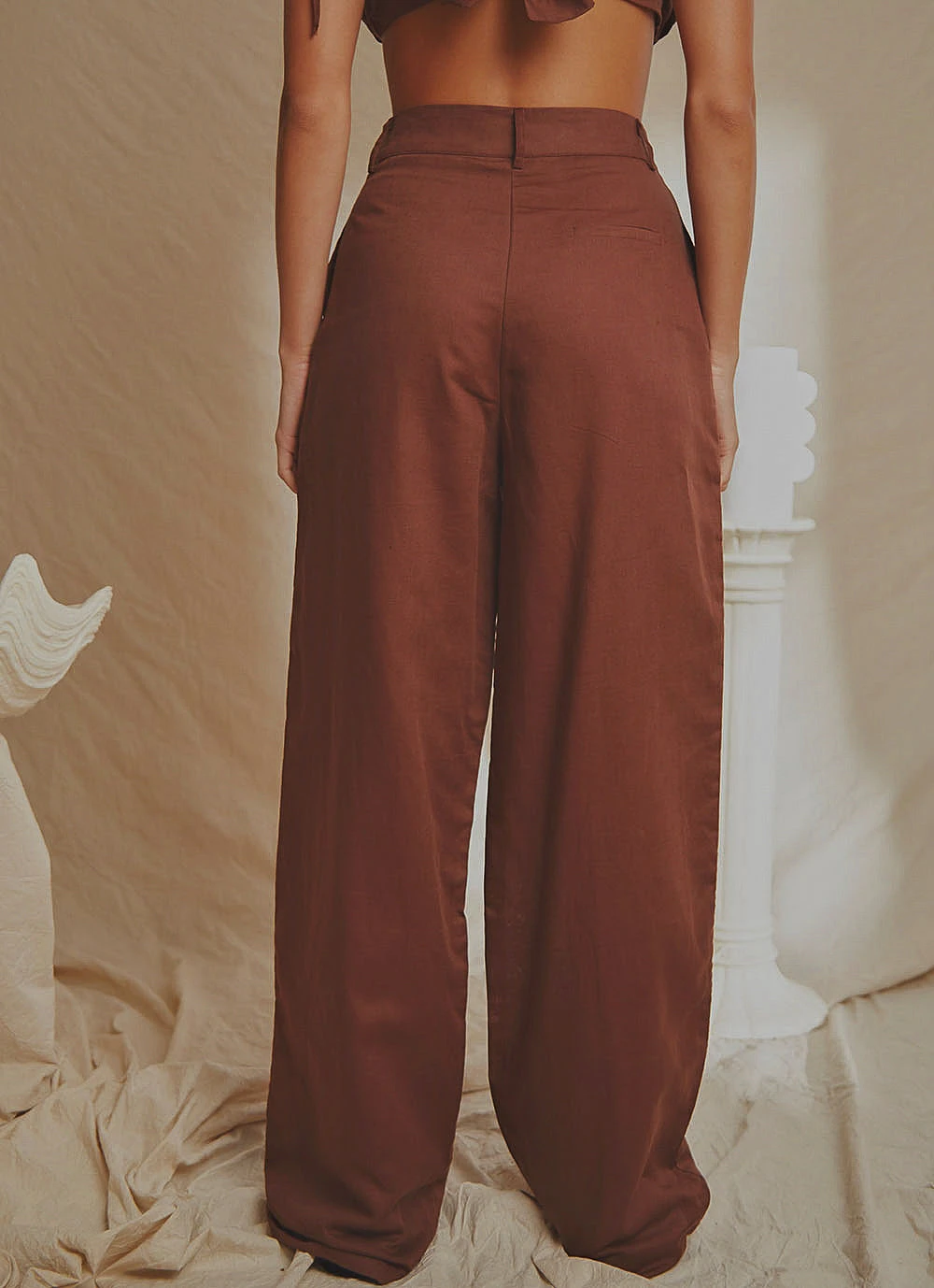 National Breast Cancer Foundation X Peppermayo Valencia Linen Pants - Choc Brown 6 National Breast Cancer Foundation X Peppermayo Valencia Linen Pants - Choc Brown