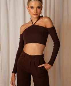 Peppermayo Exclusive New & Most Loved True Art Halter - Choc Brown