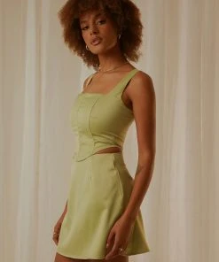 Peppermayo Exclusive Hollywood Darling Bustier Top - Pistachio 8 Peppermayo Exclusive Hollywood Darling Bustier Top - Pistachio