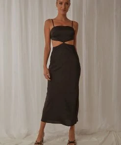 Peppermayo Clumsy Love Midi Dress - Black 7 Peppermayo Clumsy Love Midi Dress - Black