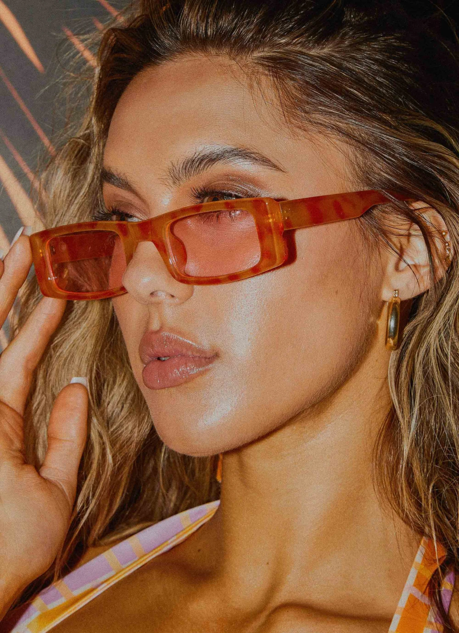 Peppermayo Oh Honey Sunglasses - Orange 3 Peppermayo Oh Honey Sunglasses - Orange