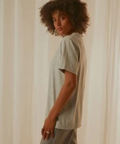 Afends New & Most Loved Society Unisex Retro Fit Tee - Grey Marle 8 Afends New & Most Loved Society Unisex Retro Fit Tee - Grey Marle