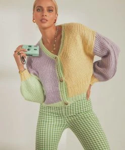 Peppermayo Write Your Name Knit Cardigan - Multi