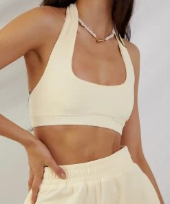 Peppermayo Exclusive New & Most Loved Voyage Terry Halter Crop - Yellow 9 Peppermayo Exclusive New & Most Loved Voyage Terry Halter Crop - Yellow