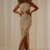 4th & Reckless New & Most Loved Guiliana Knit Maxi Dress - Nude