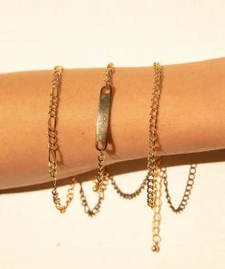 Peppermayo New & Most Loved Mathilde Bracelet Set - Gold