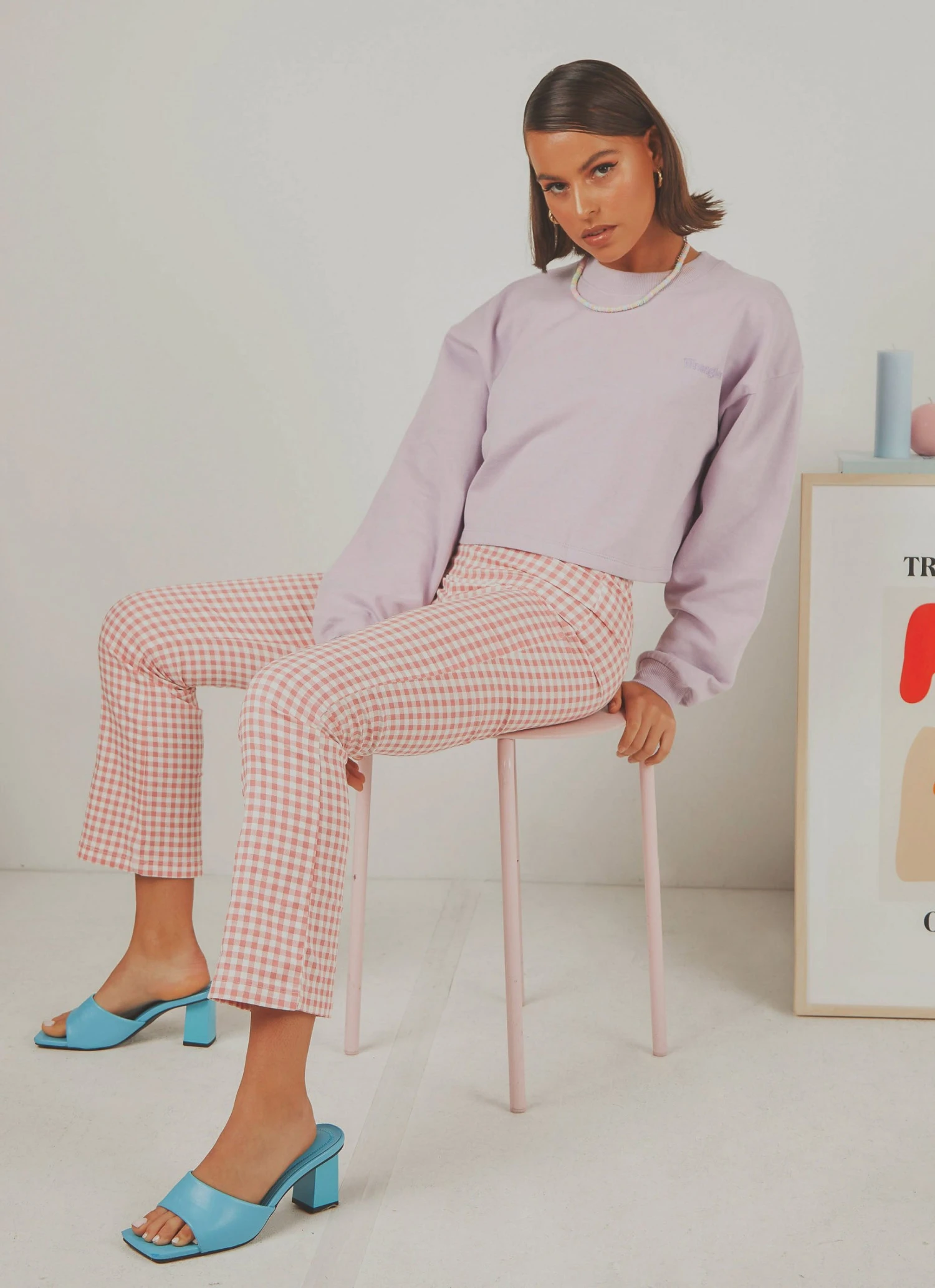 Wrangler New & Most Loved Darling Crop Sweat - Misty Lilac 2 Wrangler New & Most Loved Darling Crop Sweat - Misty Lilac