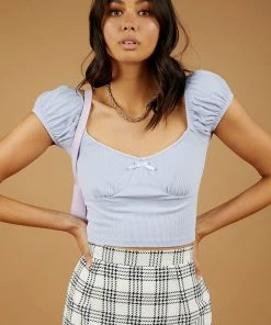 Peppermayo New & Most Loved Garden Party Crop - Lilac