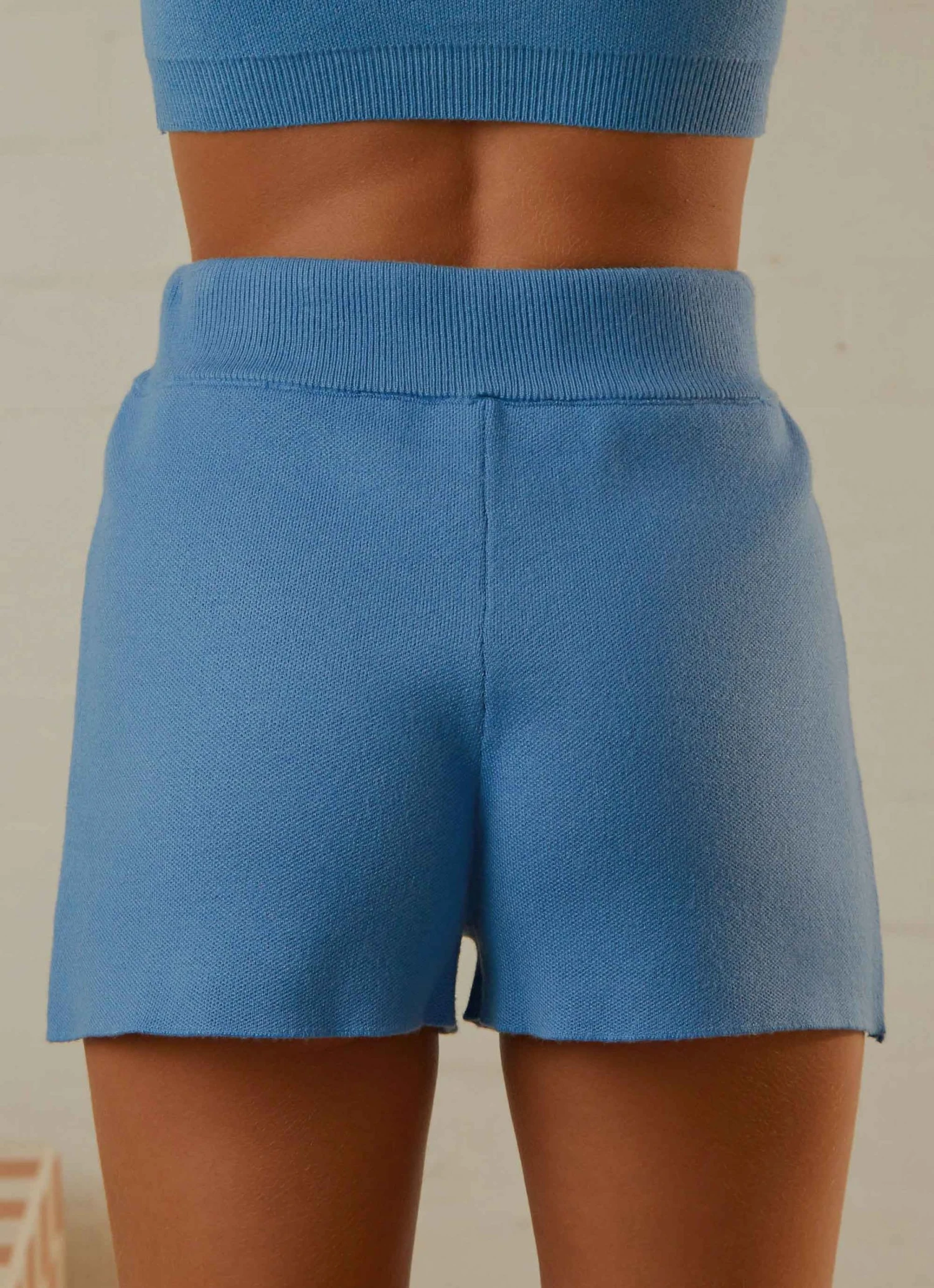 Peppermayo Exclusive Remix It Knit Short - Dusty Blue New & Most Loved 6 Peppermayo Exclusive Remix It Knit Short - Dusty Blue New & Most Loved