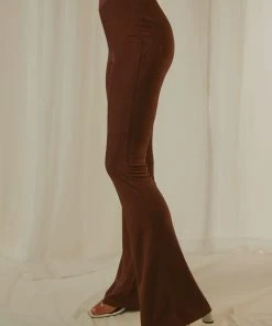 Peppermayo Exclusive Russo Flare Pants - Chocolate 10 Peppermayo Exclusive Russo Flare Pants - Chocolate