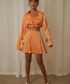 Peppermayo New & Most Loved Model Behaviour Skirt - Orange 7 Peppermayo New & Most Loved Model Behaviour Skirt - Orange