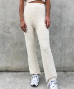 Peppermayo Seasonal Romancing Knit Pants - Cream