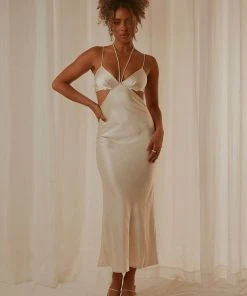 Peppermayo Dream In Colour Midi Dress - Ivory New & Most Loved 8 Peppermayo Dream In Colour Midi Dress - Ivory New & Most Loved