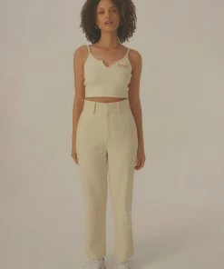 Vacancy Supply Endless Road Twill Pant - Creme New & Most Loved 9 Vacancy Supply Endless Road Twill Pant - Creme New & Most Loved