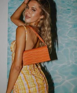 Peppermayo Making Moves Handbag - Orange New & Most Loved