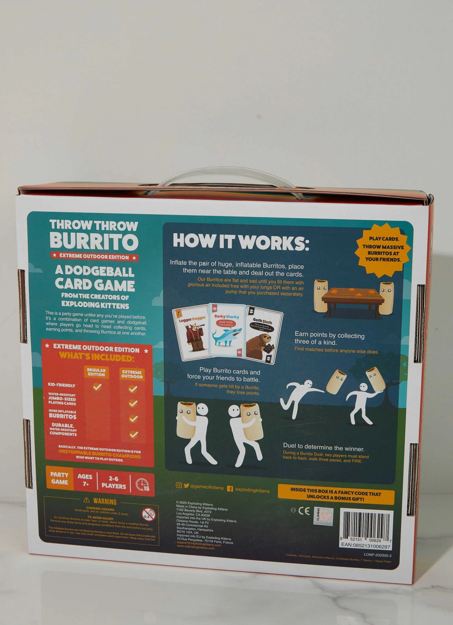 VR Distribution Throw Throw Burrito - Extreme Outdoor Edition - Multi 4 VR Distribution Throw Throw Burrito - Extreme Outdoor Edition - Multi