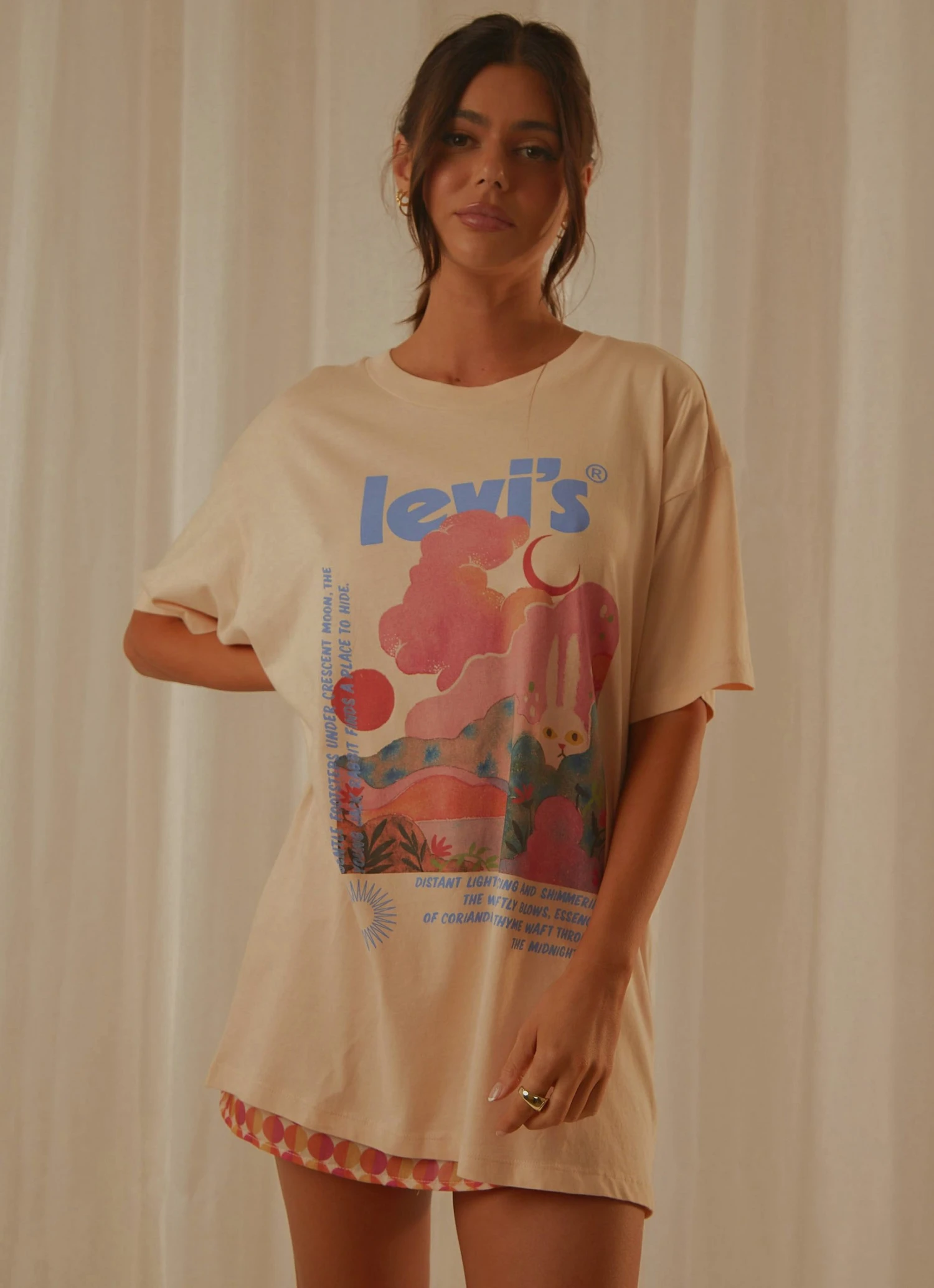 Levi's New & Most Loved Graphic SS Road Trip Tee - Peach Puree 1 Levi's New & Most Loved Graphic SS Road Trip Tee - Peach Puree