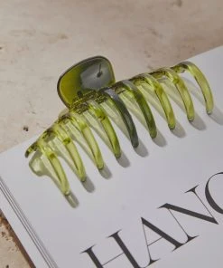 Peppermayo Manifestation Hair Clip - Green Tort New & Most Loved