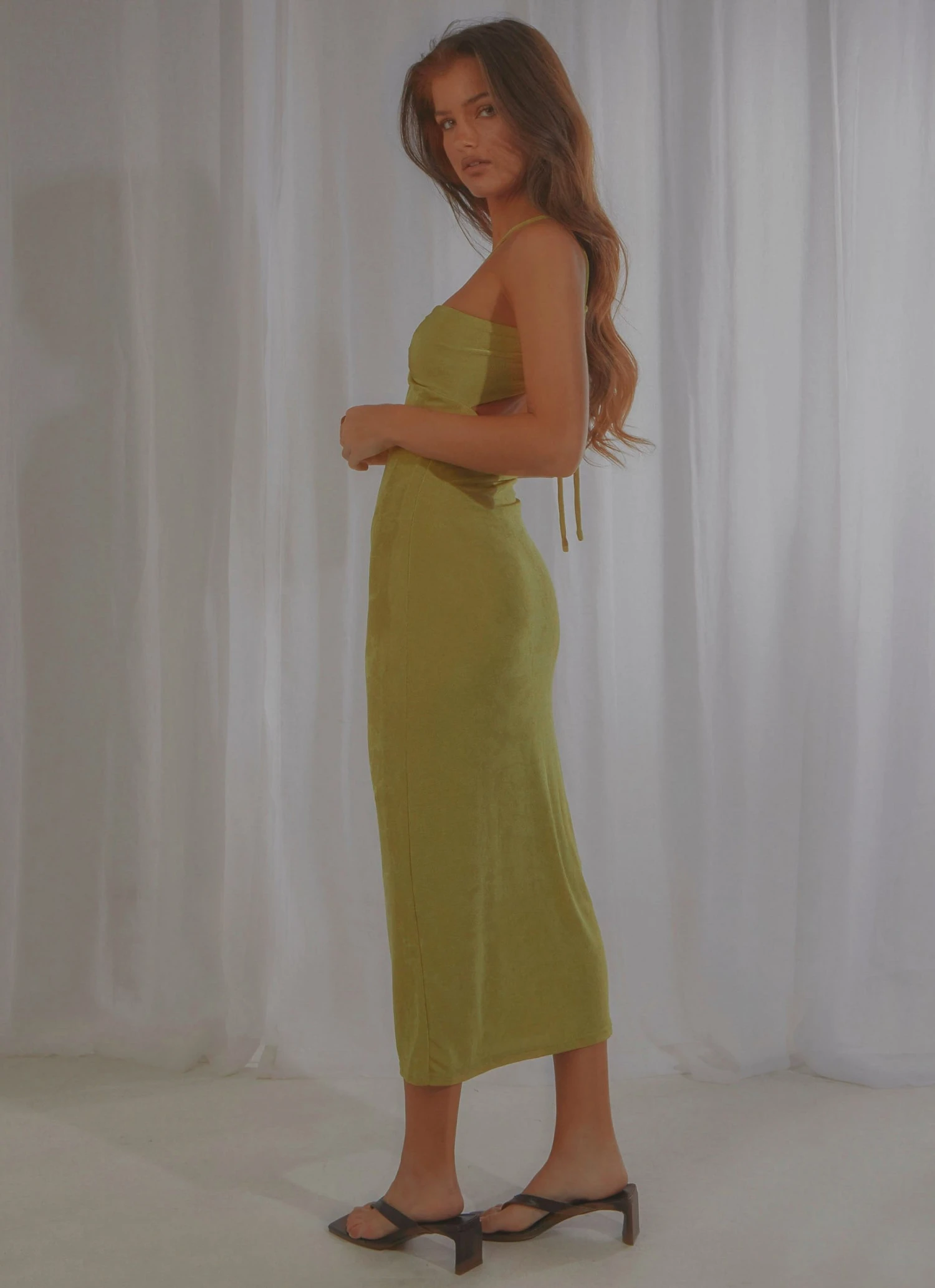 Peppermayo Exclusive Your Revolution Midi Dress - Lime New & Most Loved 4 Peppermayo Exclusive Your Revolution Midi Dress - Lime New & Most Loved