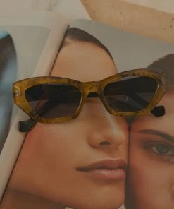 Peppermayo Call Me By Your Name Sunglasses - Green Tort New & Most Loved