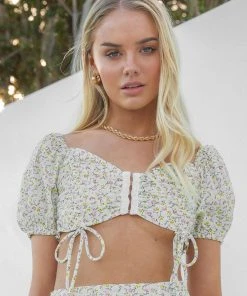 Peppermayo Exclusive Market Days Crop - Floral