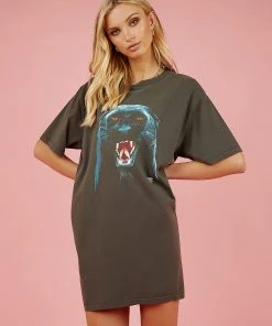 Thrills Prowler Merch Tee Dress - Merch Black New & Most Loved