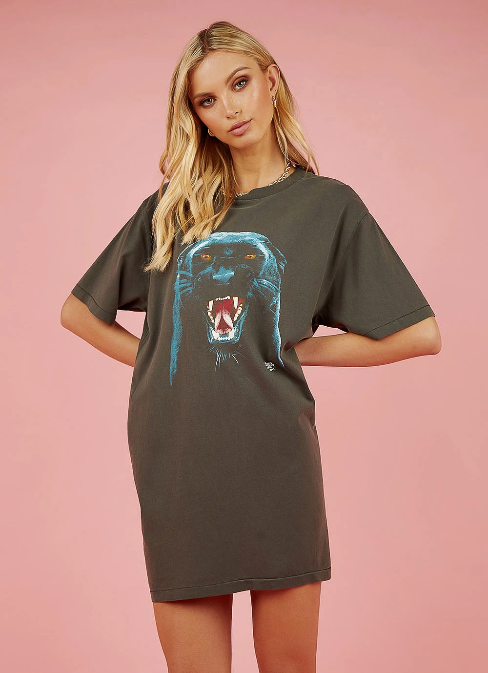 Thrills Prowler Merch Tee Dress - Merch Black New & Most Loved 1 Thrills Prowler Merch Tee Dress - Merch Black New & Most Loved