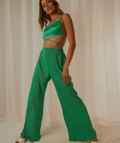 Peppermayo Exclusive New & Most Loved 90s Muse Pants - Jade Green