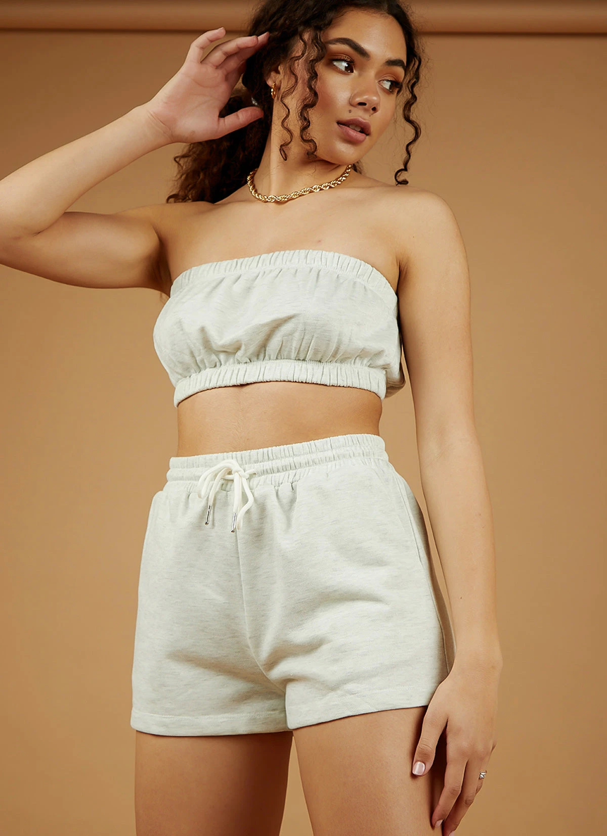 Peppermayo Centre Mark Crop - Grey 2 Peppermayo Centre Mark Crop - Grey