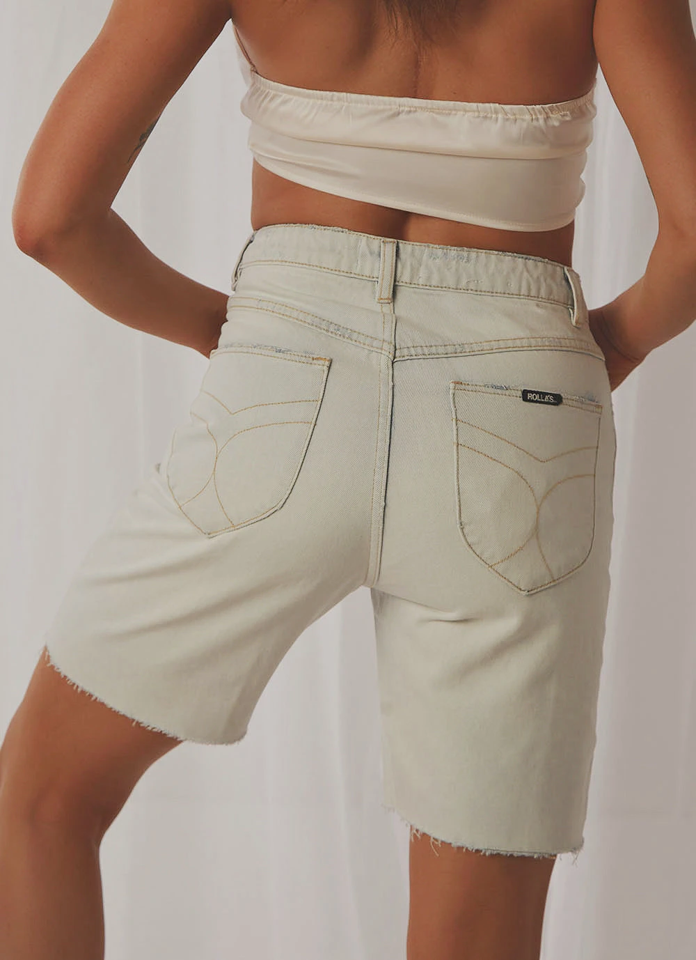 Rolla's Classic Cut Off Shorts - Sunbleach New & Most Loved 4 Rolla's Classic Cut Off Shorts - Sunbleach New & Most Loved