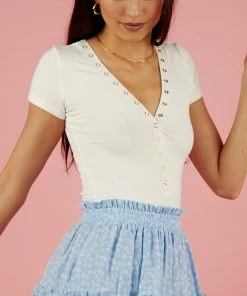 Peppermayo Fashion History Bodysuit - White