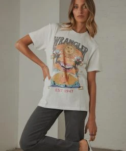Wrangler Loose Lips SS Tee - White