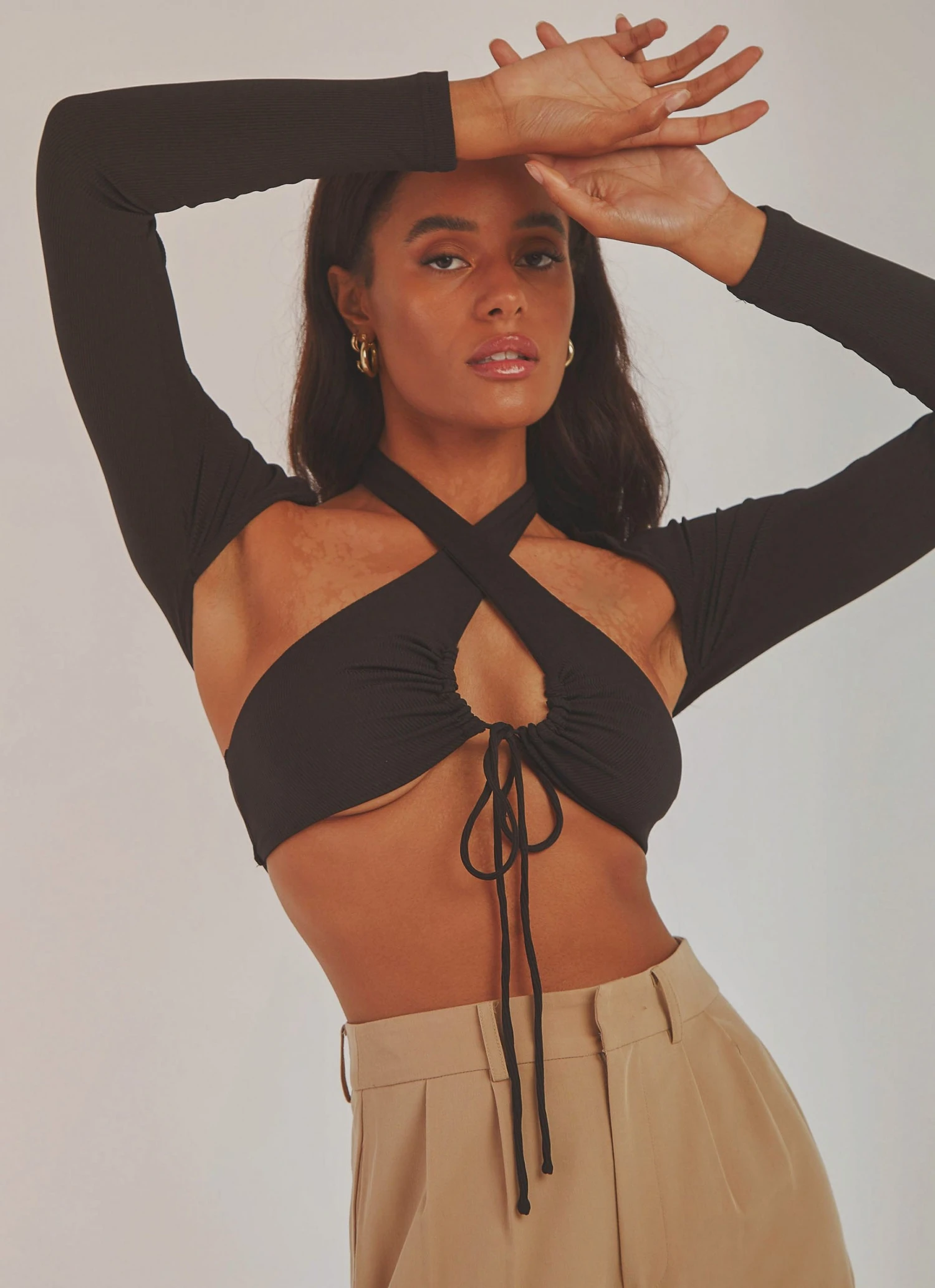 Peppermayo Ariella Crop Top - Black New Tops 4 Peppermayo Ariella Crop Top - Black New Tops