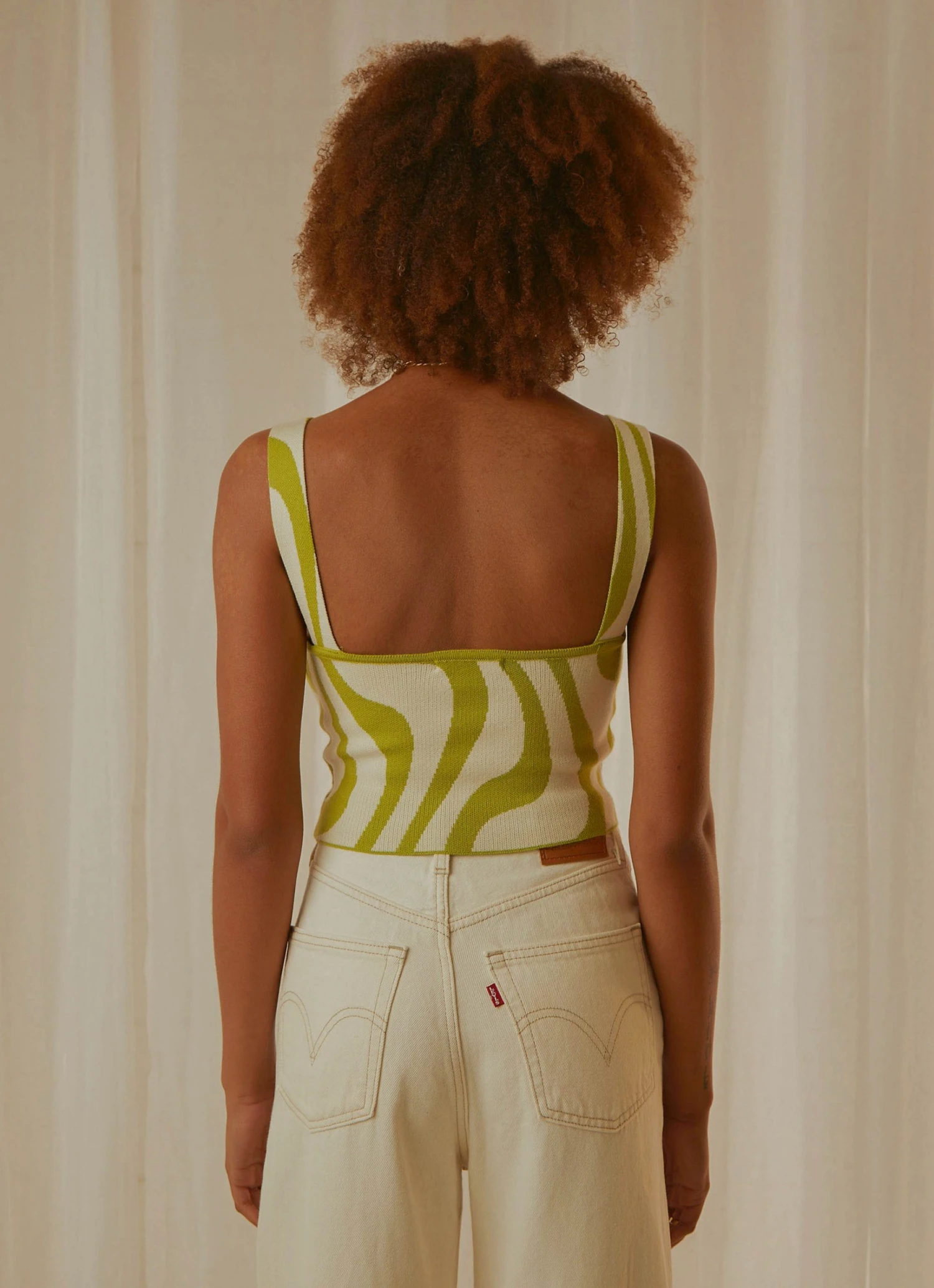 Peppermayo Exclusive Alfresco Nights Bustier Top - Lime Wave 5 Peppermayo Exclusive Alfresco Nights Bustier Top - Lime Wave