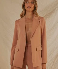 4th & Reckless New & Most Loved Marta Blazer - Blush