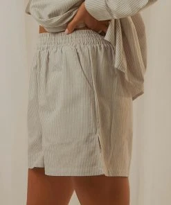 4th & Reckless New & Most Loved Heaton Short - Grey Stripe 8 4th & Reckless New & Most Loved Heaton Short - Grey Stripe