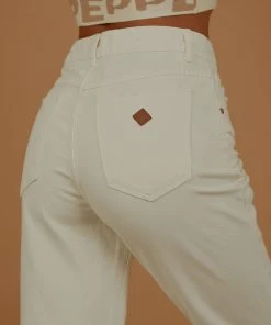 Abrand New & Most Loved A 94 High Straight Jean - White Fade Rip 10 Abrand New & Most Loved A 94 High Straight Jean - White Fade Rip