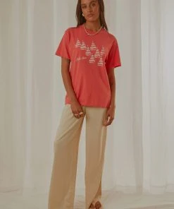 Rolla's Cape Cod Tomboy Tee - Red