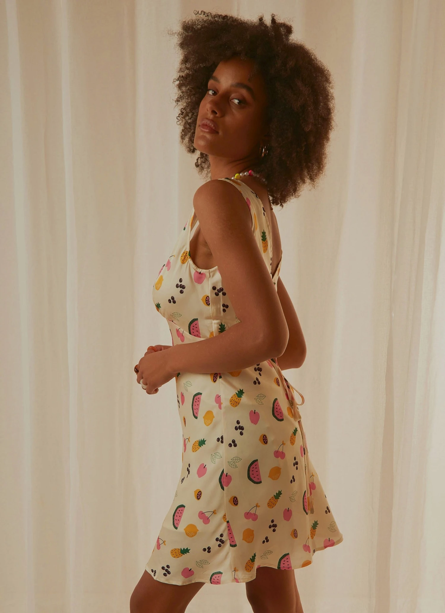Peppermayo Exclusive Audrey Vintage Slip Dress - Tutti Fruitti New & Most Loved 4 Peppermayo Exclusive Audrey Vintage Slip Dress - Tutti Fruitti New & Most Loved