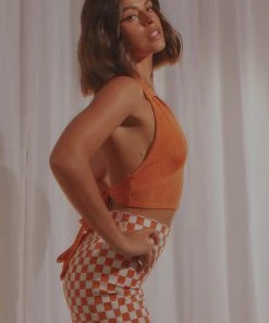 Peppermayo Exclusive Holiday Inn Crop - Orange 8 Peppermayo Exclusive Holiday Inn Crop - Orange