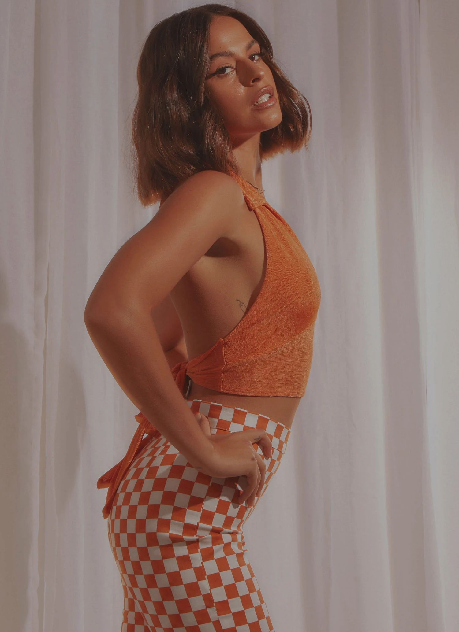 Peppermayo Exclusive Holiday Inn Crop - Orange 4 Peppermayo Exclusive Holiday Inn Crop - Orange