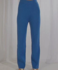 Peppermayo Exclusive Only Vice Knit Pants - Cobalt