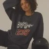 Vacancy Supply Speed Racer Crewneck - Charcoal