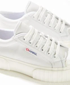 Superga New & Most Loved 2631 Stripe Platform - White Avorio