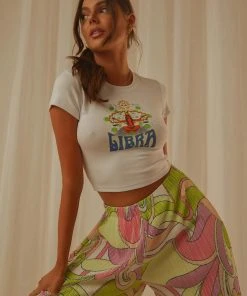 Wrangler Libra Baby Tee - White 10 Wrangler Libra Baby Tee - White