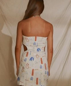 Peppermayo Exclusive Miya Linen Mini Dress - Santorini 11 Peppermayo Exclusive Miya Linen Mini Dress - Santorini