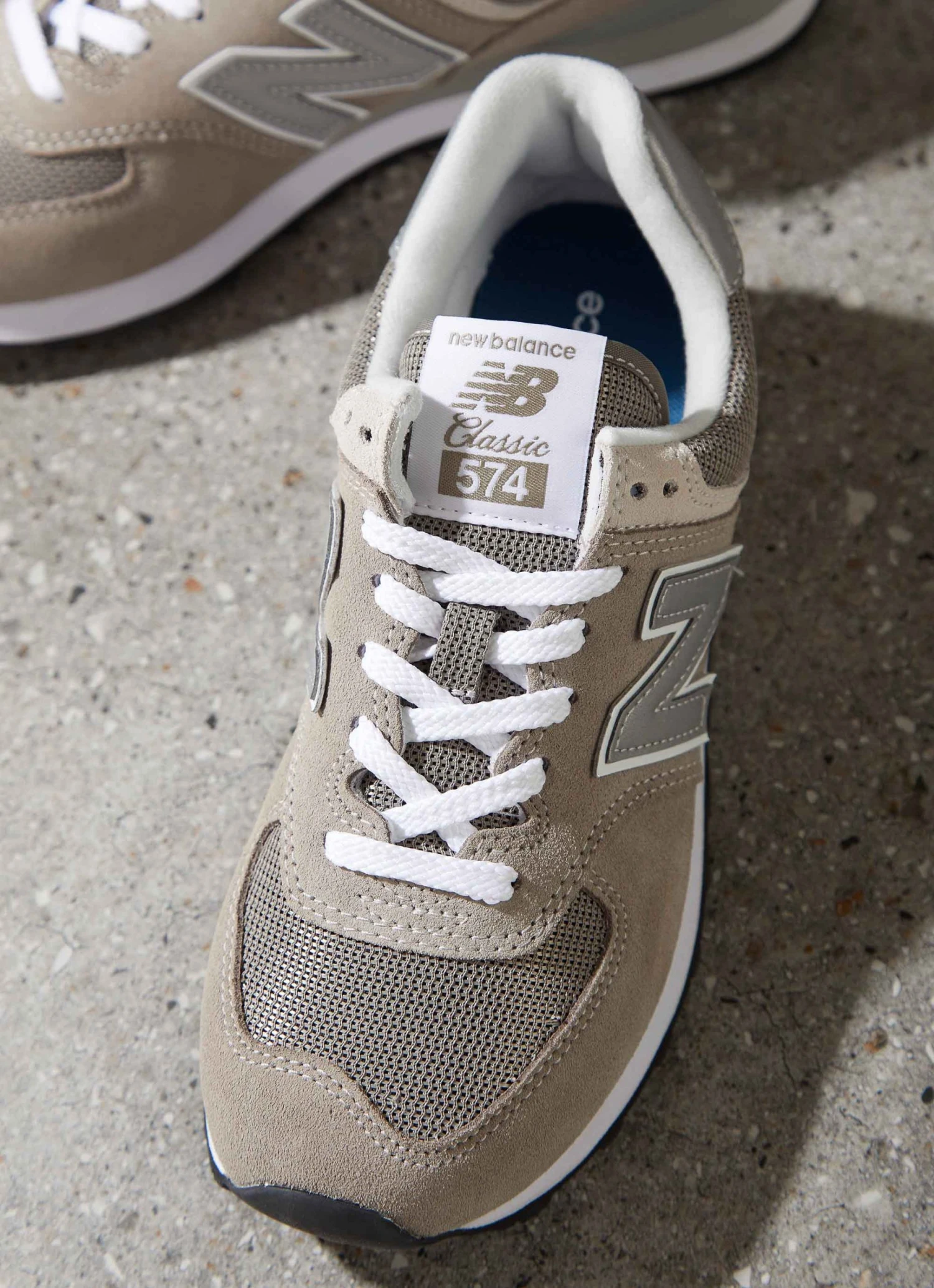 New Balance 574 Sneaker - Grey With White 2 New Balance 574 Sneaker - Grey With White