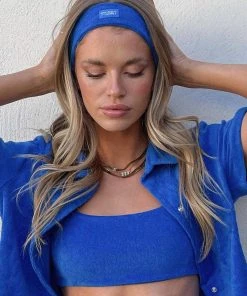 Vacancy Supply Golden Hour Headband - Cobalt New & Most Loved